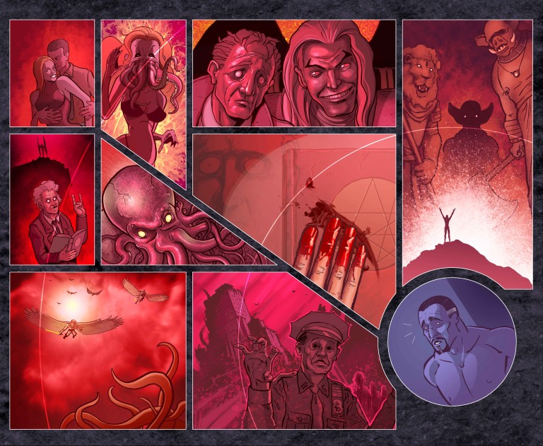 rhee nightmare world double page spread